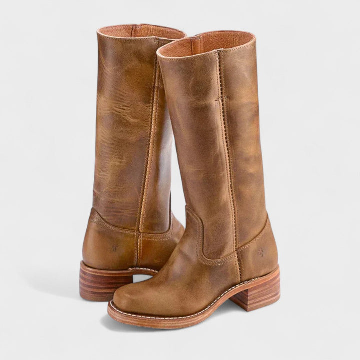 Classic Riding Boots with High Line